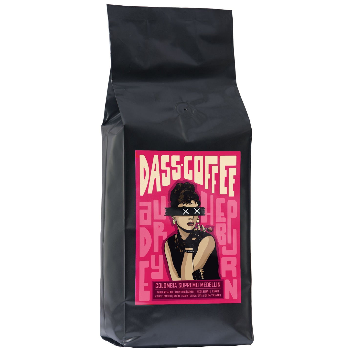 Dass Coffee Kolombiya Supremo Medellin Yöresel Filtre Kahve - 1kg