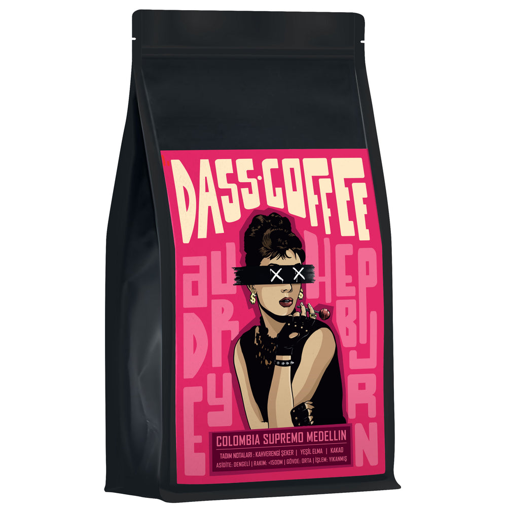 Dass Coffee Kolombiya Supremo Medellin Yöresel Filtre Kahve - 250gr