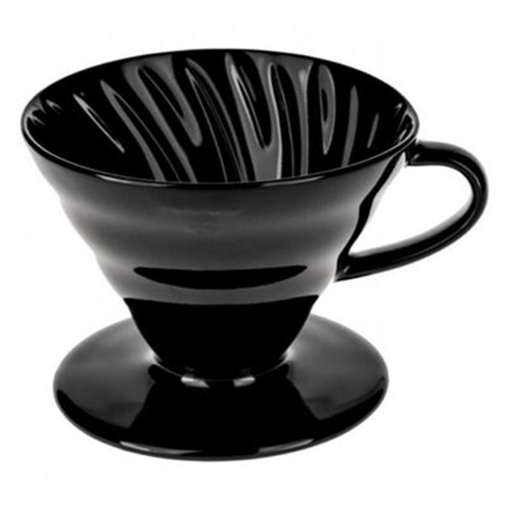 Normal Coffees 3. Nesil Filtre Kahve Demleme Ekipmanı Siyah v60 Dripper 02